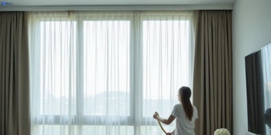 Delicate sheer drape cleaning caloundra Matty Curtain Cleaning